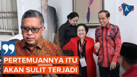 Hasto: Pertemuan Jokowi dan Megawati Sulit Terjadi
