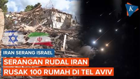 Netanyahu Klaim Gagal, Serangan Rudal Iran ke Israel Nyatanya Rusak 100 Rumah di Tel Aviv