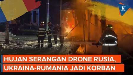 Hujan Serangan Drone Rusia, Ukraina dan Rumania Jadi Korban