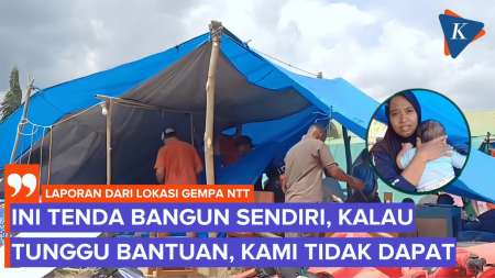 Cerita Pengungsi Di NTT: Tidak Dapat Tenda Hingga Selimut, Kebutuhan Bayi Sulit Didapat