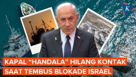 Kapal Bantuan Kehilangan Kontak saat Coba Tembus Blokade Israel