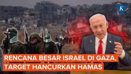 Israel Targetkan Pengambilalihan Gaza dalam Waktu 4 hingga 5 Bulan
