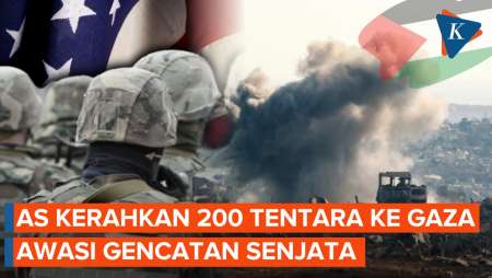 200 Tentara AS Akan Dikerahkan ke Gaza untuk Awasi Gencatan Senjata