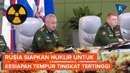 Rusia Siapkan Kekuatan Nuklir Tingkat Tinggi untuk Gempur Ukraina