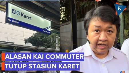 KAI Commuter Ungkap Alasan Stasiun Karet Ditutup