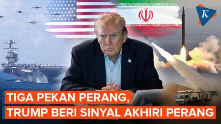 Trump Beri Sinyal Akhiri Perang Iran: Klaim Tujuan Militer AS Segera Tercapai