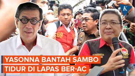 Yasonna Bantah Alvin Lim, Sebut Tak Ada Perlakuan Khusus untuk Sambo