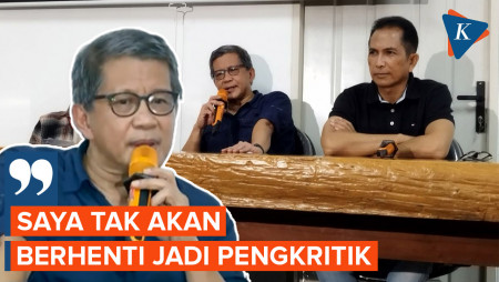 Mengaku Diteror, Rocky Gerung: Saya Tak Akan Berhenti Jadi Pengkritik