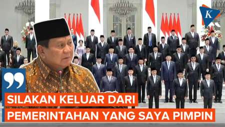 Prabowo: Silakan Keluar dari Pemerintahan jika Tak Dukung Makan Bergizi