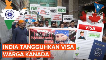 Hubungan Kian Memanas, India Tangguhkan Layanan VISA bagi Warga Kanada