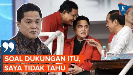 Erick Thohir Bantah Isu Jokowi Minta PKB Dukung Dirinya dan Prabowo