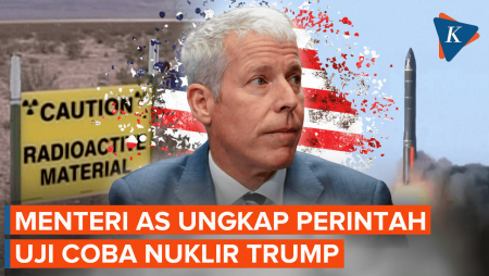 Menteri AS Jelaskan Perintah Uji Coba Nuklir Trump, Sebut Tak Akan Ada "Awan Jamur"