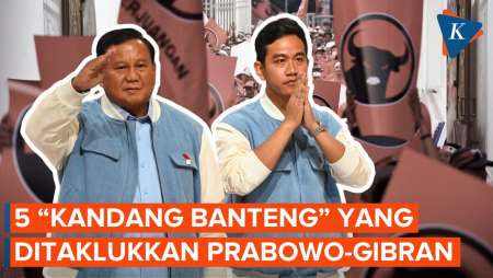 5 Provinsi Kandang Banteng Dikuasai Prabowo-Gibran, Mana Saja?