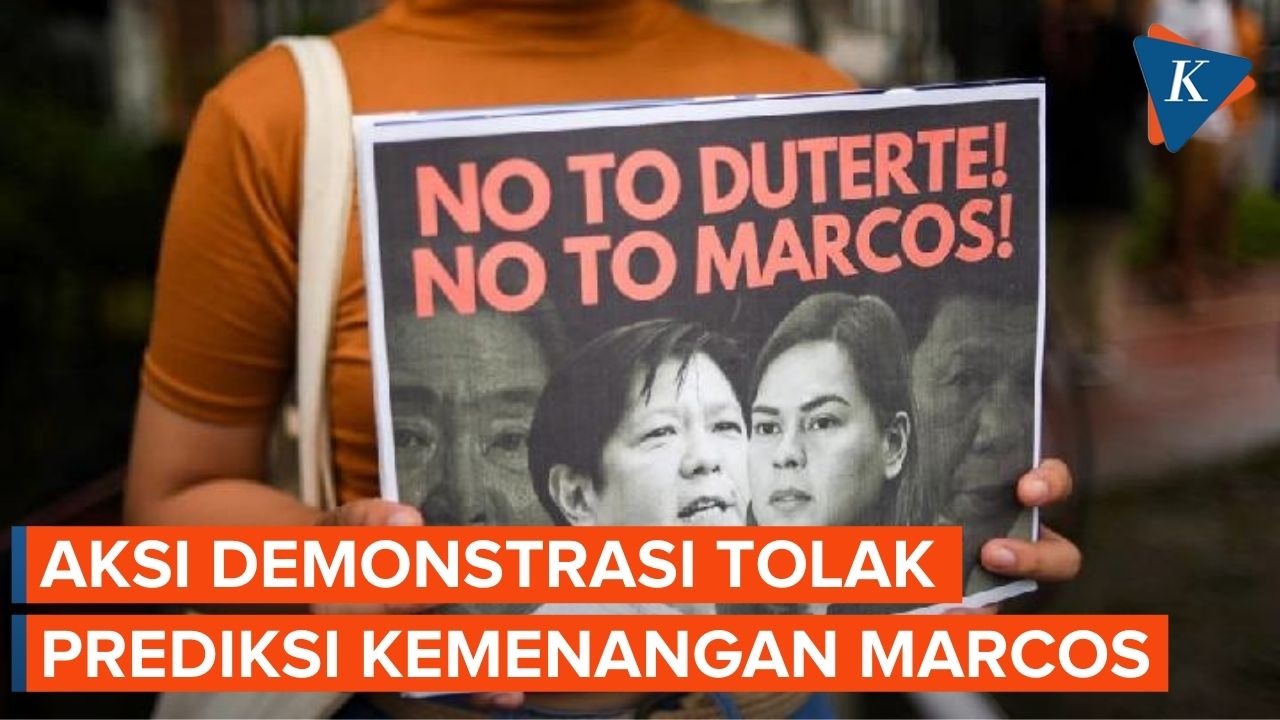 Aksi Unjuk Rasa Tolak Kemenangan Sementara Ferdinand Marcos Jr