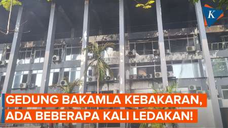 Gedung Bakamla RI Kebakaran, Ledakan Terdengar Beberapa Kali!