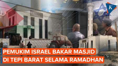 Pemukim Israel Bakar Masjid di Tepi Barat, Usik Warga Palestina Selama Ramadhan