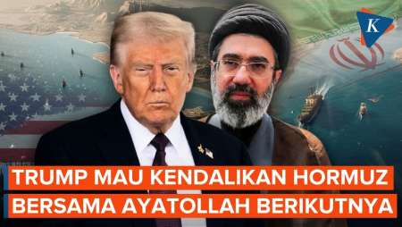 Trump: Saya Akan Mengelola Selat Hormuz Bersama Ayatollah Berikutnya