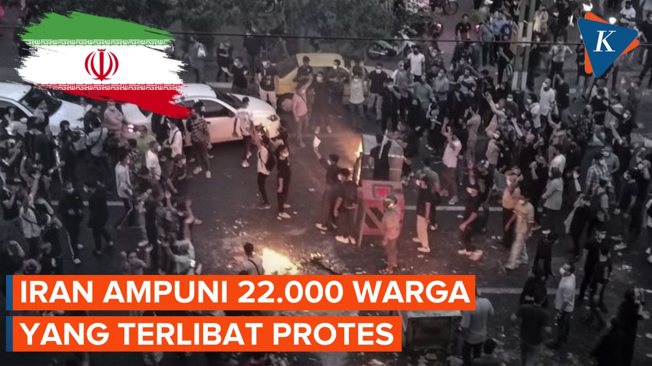 Iran Beri Ampun 22.000 Warga yang Terlibat dalam Protes Anti-pemerintahan