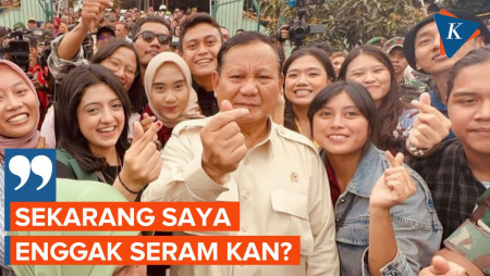 Tanggapan Prabowo Kerap Dipandang Sosok yang Keras dan Seram