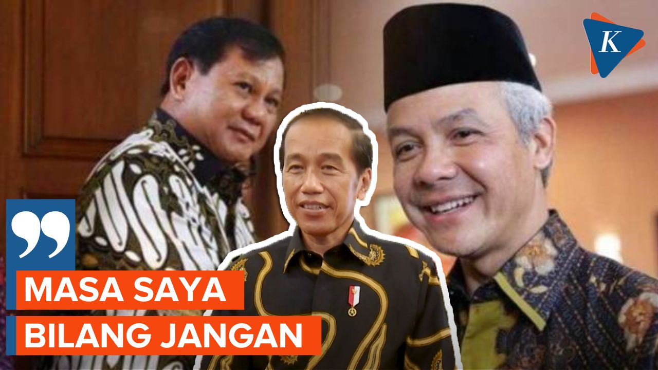 Jawaban Jokowi soal Isu Beri Restu kepada Prabowo dan Ganjar
