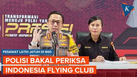 Polisi Akan Periksa Indonesia Flying Club Buntut Pesawat Jatuh di BSD
