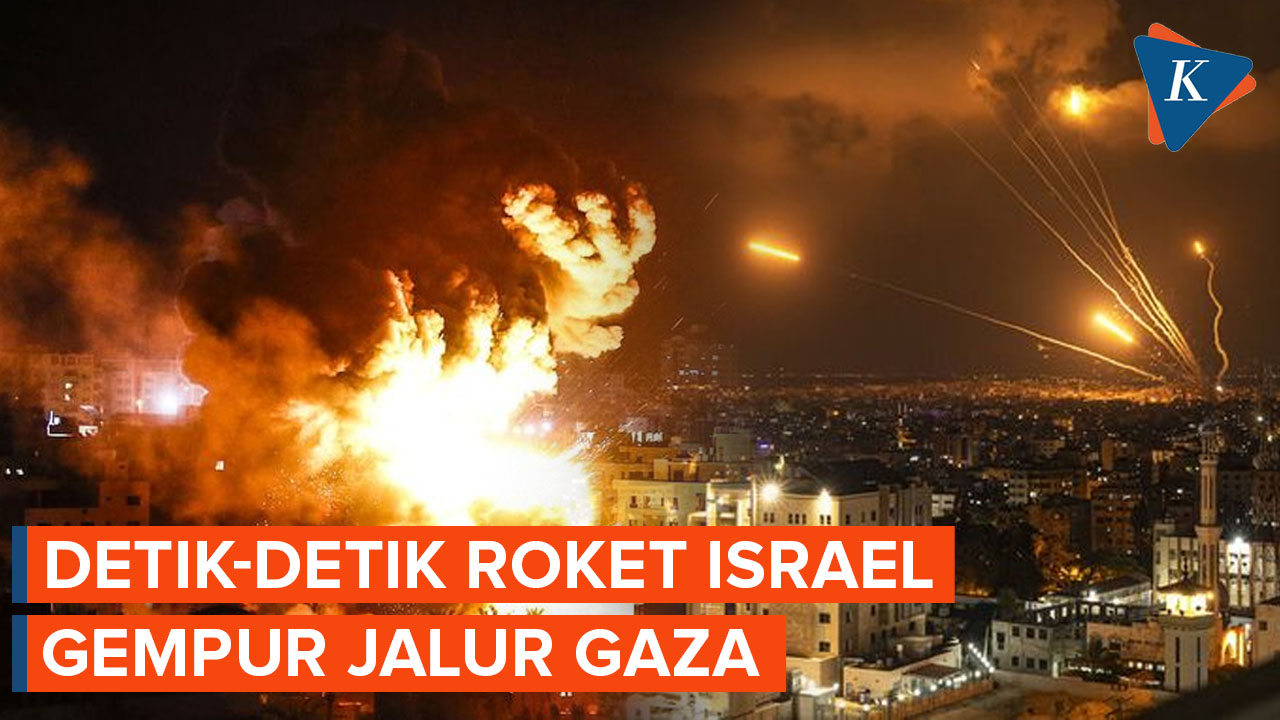 Kembali Memanas, Pesawat Tempur Israel dengan Sejumlah Rudal Tembaki Kota Gaza