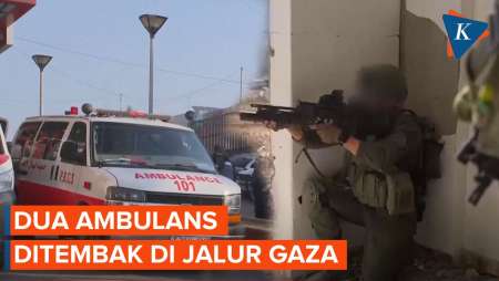 Pasukan Israel Disebut Tembaki Ambulans di Jalur Gaza