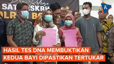 Hasil Tes DNA Silang, Kedua Bayi di Bogor Dipastikan Tertukar