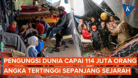 Jumlah Pengungsi di Dunia Capai 114 Juta Orang, Tertinggi Sepanjang Sejarah