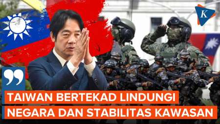 Presiden Taiwan Bersumpah Pertahankan Kedaulatan Setelah Dikepung China