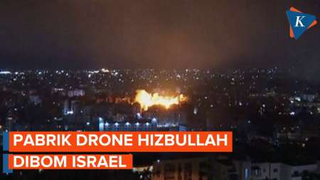 Ledakan di Beirut, Israel Serang Pabrik Drone Hizbullah