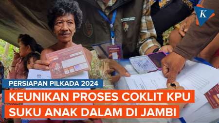 Menilik Proses KPU Coklit Suku Anak Dalam di Jambi Jelang Pilkada 2024