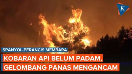 Spanyol-Perancis Masih Kewalahan Padamkan Api, Kini Hadapi Ancaman Gelombang Panas Baru