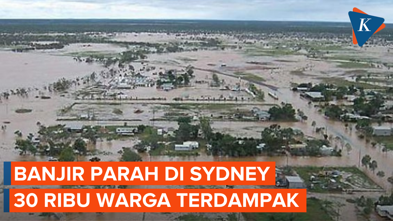 Sydney Alami Banjir Terparah dalam 18 Bulan Terakhir, 30 Ribu Warga Terdampak
