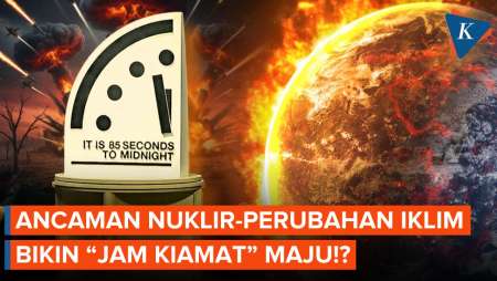 Jam Kiamat Makin Dekat Tengah Malam karena Ancaman Senjata Nuklir, Perubahan Iklim dan AI