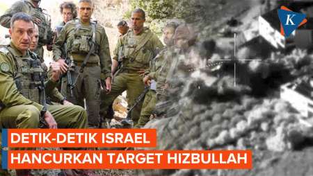 Detik- detik Militer Israel Gempur Target Hizbullah di Lebanon