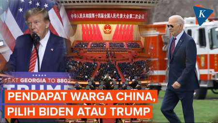 Pilpres AS Memanas, Siapa yang Lebih Disukai Warga China, Biden atau Trump?