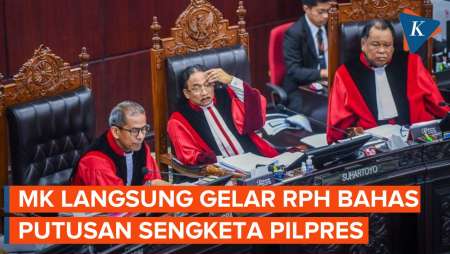 Sidang Pembuktian Rampung, Hakim MK Langsung Musyawarah Buat Putusan Sengketa Pilpres