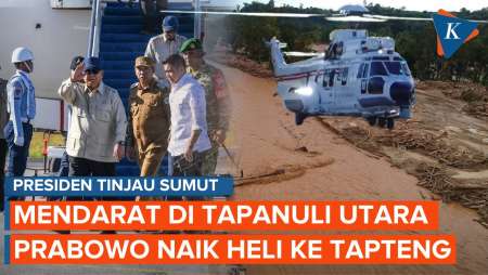 [FULL] Prabowo Tiba Di Tapanuli Utara, Lanjut Naik Heli Ke Tapanuli Tengah