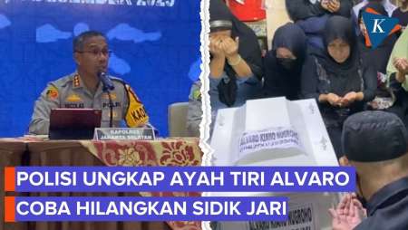 Ayah Tiri Alvaro Coba Hilangkan Sidik Jari Saat Membuang Jenazah
