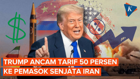 Trump Ancam Tarif 50 Persen ke Pemasok Senjata Iran, China-Rusia Target Utama?