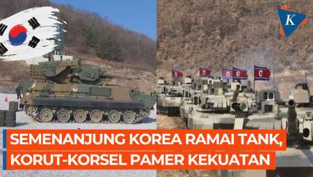Korut dan Korsel Pamer Kekuatan Tank, Kim Jong Un Sampai Turun Tangan