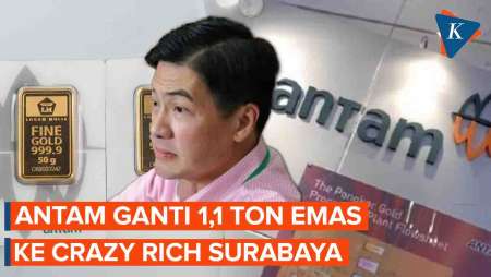 Konglomerat Surabaya Menang Gugatan, Antam Harus Ganti 1,1 Ton Emas Senilai Rp 1,15 Triliun