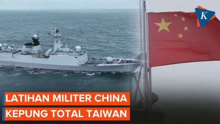 Kronologi Latihan Militer China Kepung Total Taiwan