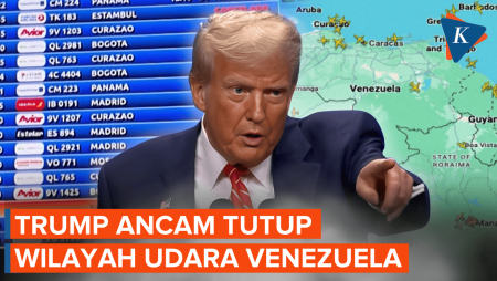 Trump Ancam Tutup Wilayah Udara Venezuela, Dunia Mengecam