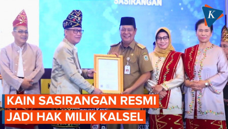 Kain Sasirangan Kalimantan Selatan Resmi Kantongi Hak Kekayaan Intelektual Komunal