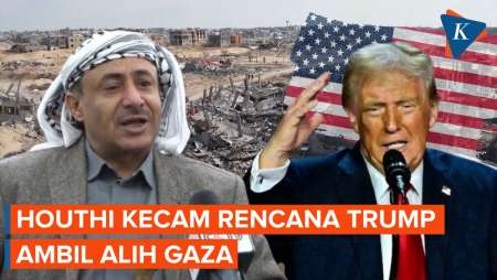 Houthi Yaman Kecam Rencana Trump Ambil Alih Gaza Palestina