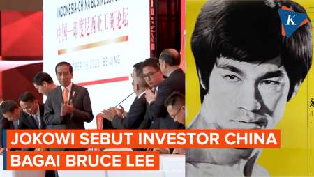 Jokowi Puji Investor China Bagai Bruce Lee: Tepat dan Cepat