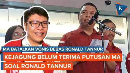 MA Batalkan Vonis Bebas Ronald Tannur, Kejagung Belum Terima Putusan Kasasi