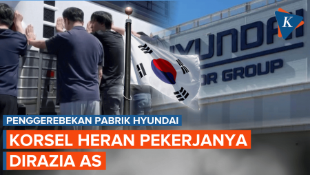 Korsel Heran Pekerjanya di Pabrik Hyundai Dirazia AS padahal Punya Visa Sah